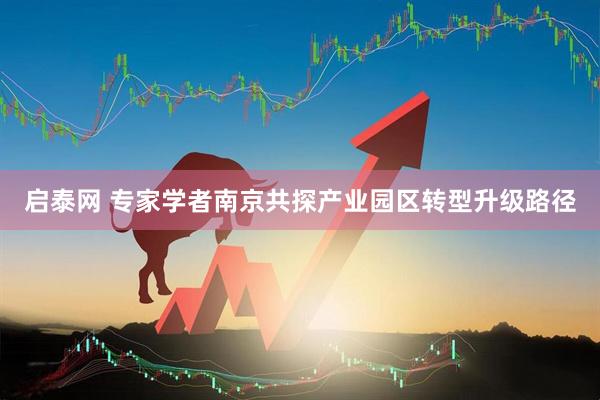 启泰网 专家学者南京共探产业园区转型升级路径